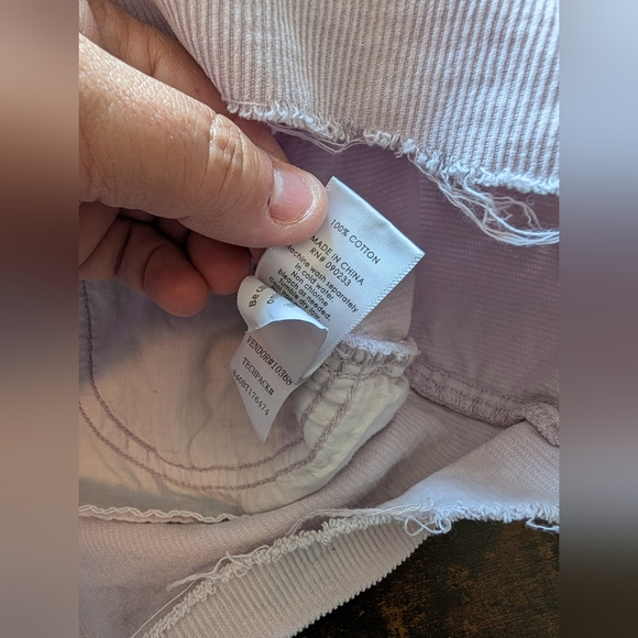 Pacsun Corduroy Mini Skirt Raw Hem Casual Cute Trendy - Picture 2 of 10